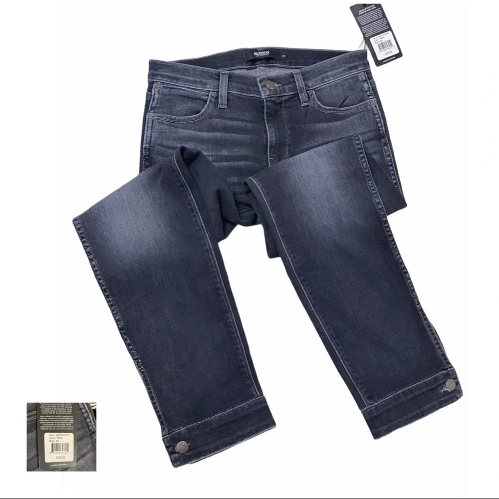 Hudson NWT Nico Ramble Crop Cuffed Cigarette Leg Jeans - Picture 9 of 16